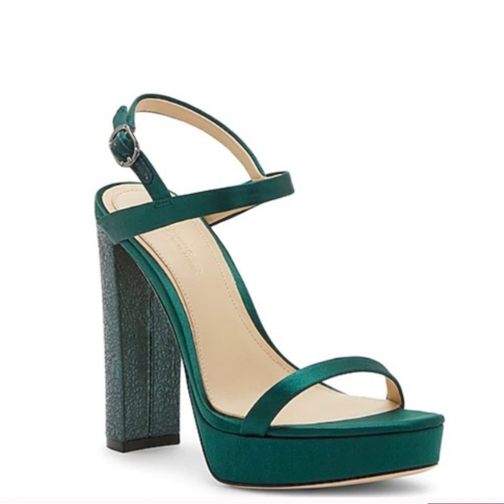 Imagine Vince Camuto Mika Forest Platform Sandals Size 9M